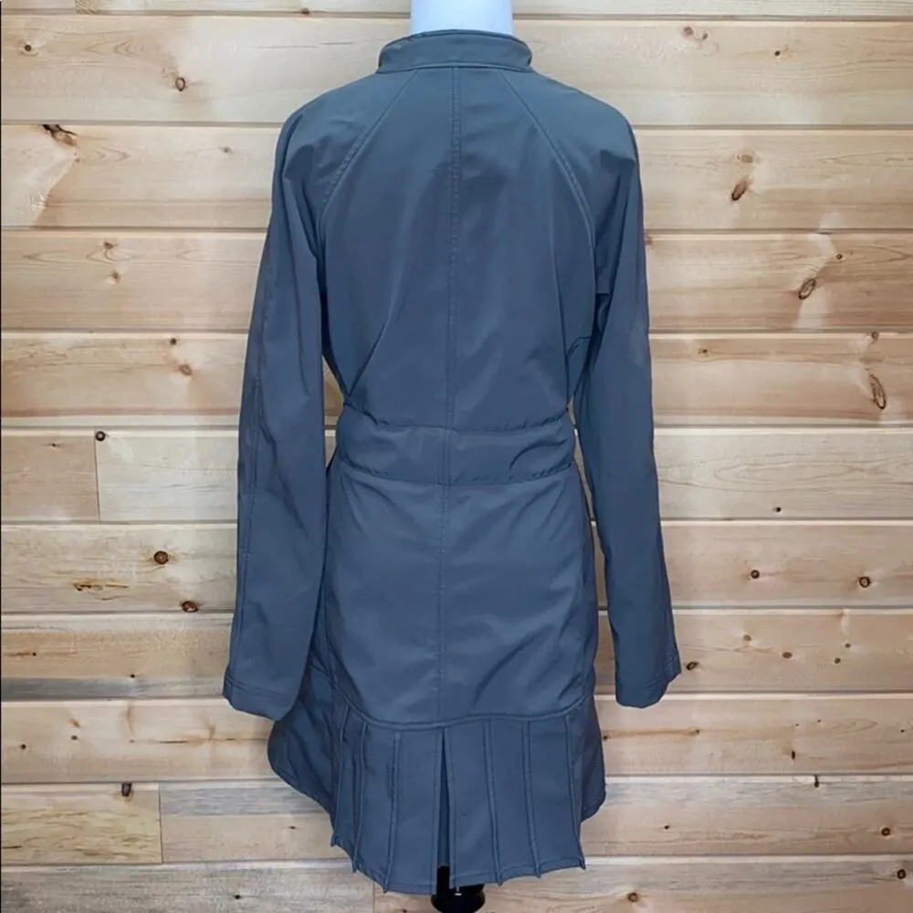 Athleta Missoula Taupe Belted Trench Coat Jacket - Image 7