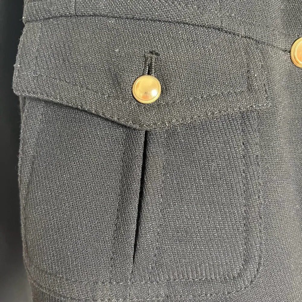 The Limited  Black Single Breasted Button Front Blazer Jacket Size S - Image 9