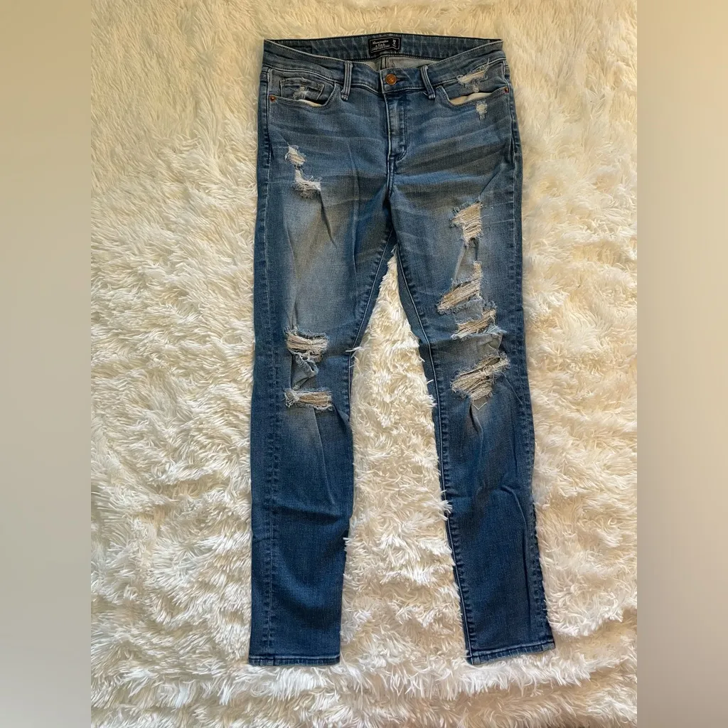 abercrombie and fitch harper super skinny jeans - Image 2