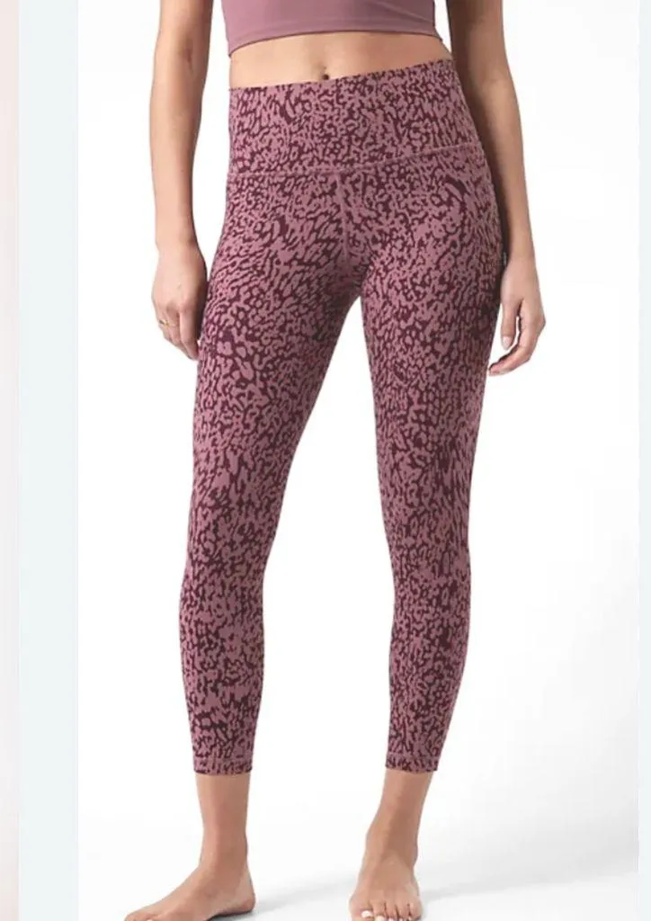 Athleta Womens Salutation Stash Pocket II Printed 7/8 Tight Tawny Rose SIZE 3X - Image 6
