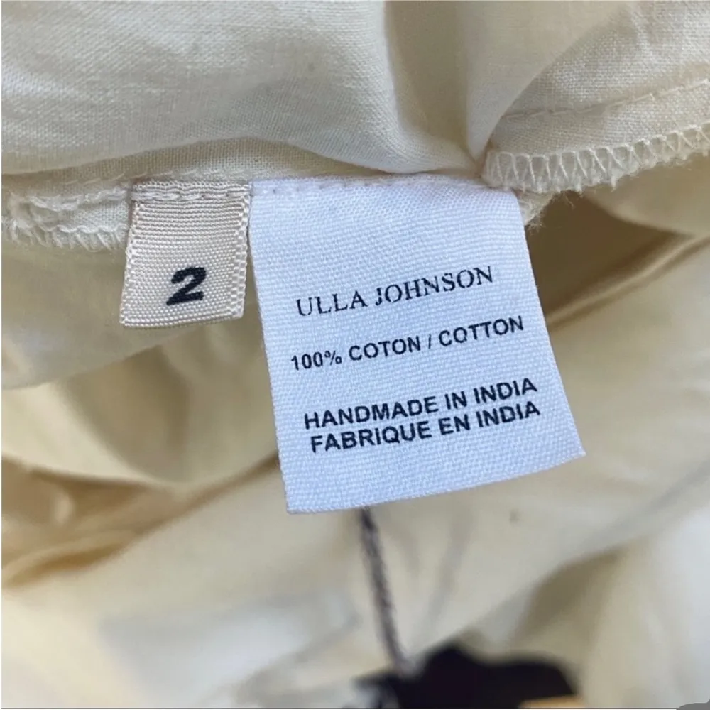 Ulla Johnson 100% cotton bohemian embroidery jumpsuit NWOT - Image 9