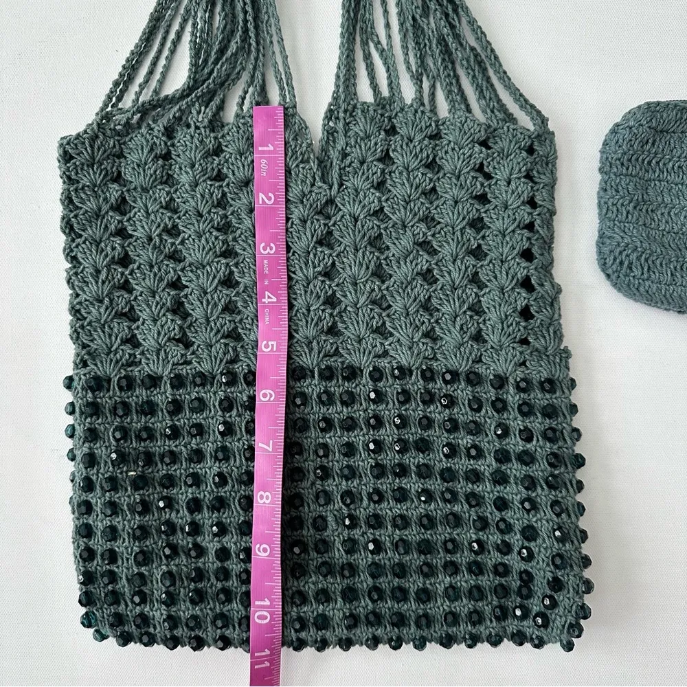 Free People Women’s Beaded Wonder Clutch w/Removable Pouch - Image 9