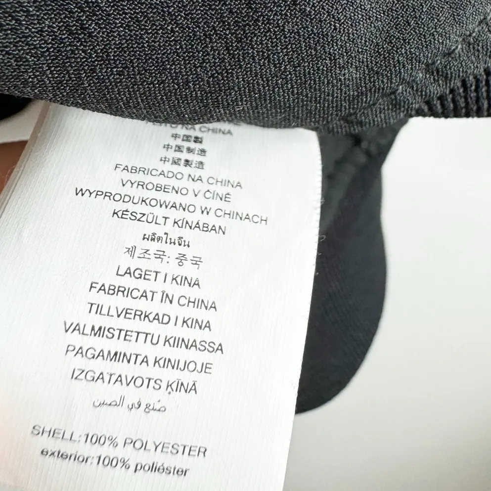 Michael Kors Womens Bomber Jacket Black White Full Zip Size 0X - Image 6