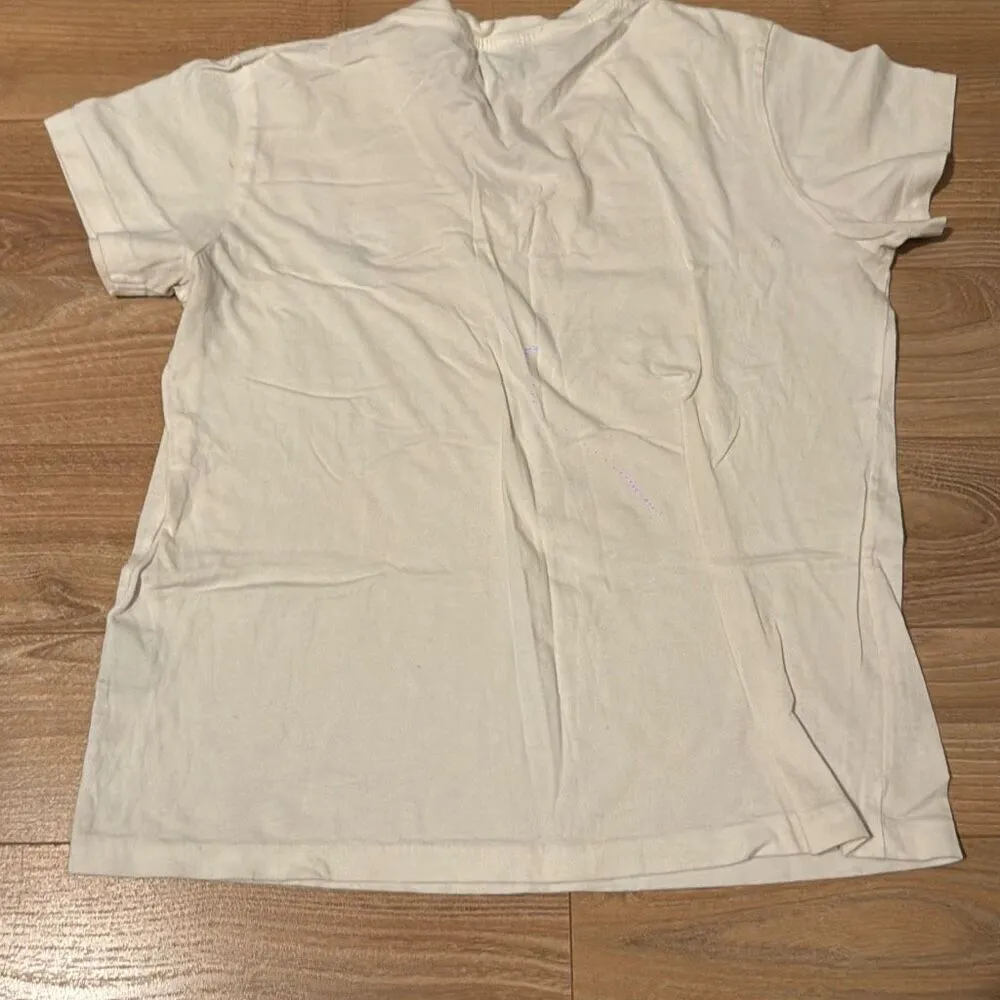 Vintage Ralph Lauren Sport White 100% Cotton T - Image 7