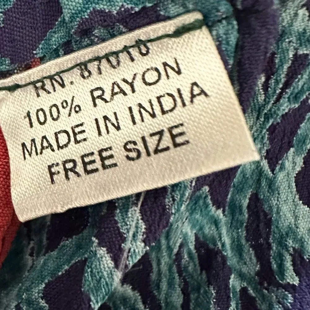 Blue patchwork Indian skirt Blue Size undefined - Image 5