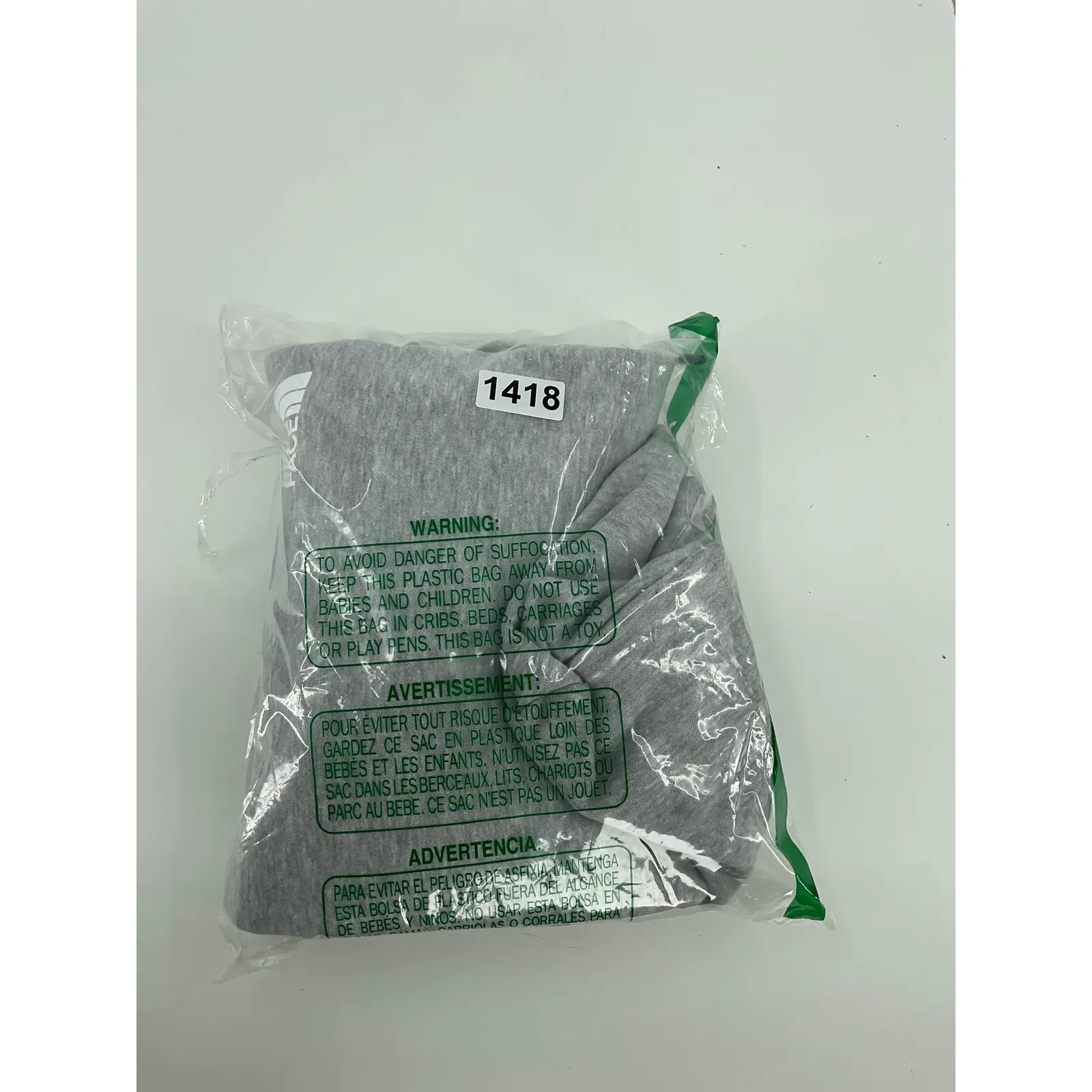 The North Face Womens Grey Hoodie Sweatshirt Logo Box Never Stop Exploring XL - Image 3