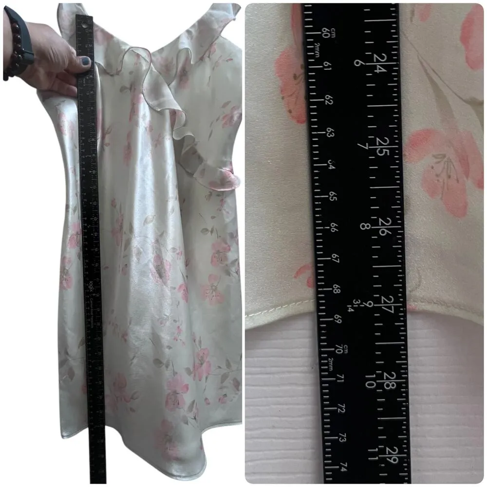 Morgan Taylor Intimates Tiny Pull Camisole Chemise Nightgown Size Small - Image 6