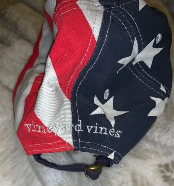 Vineyard Vines American Flag Hat - Image 2