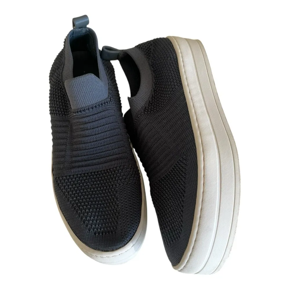 J/Slides NYC Gray Mesh Platform Slip On Sneakers Size 6.5 - Image 9