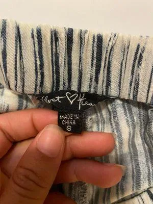 Blue & White Lounge Shorts Small - Image 5