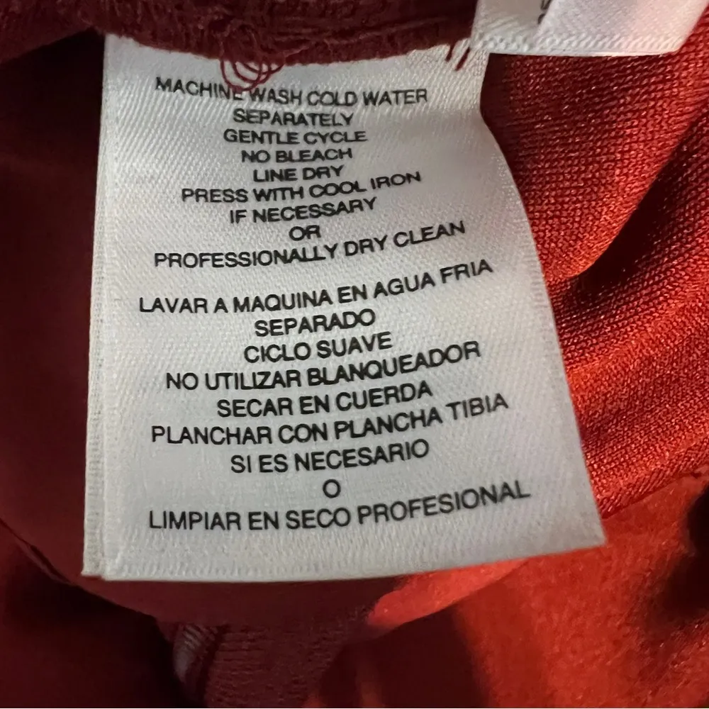 Rachel Rachel Roy XXL Redwood Sweetheart Neck Flutter Sleeve Jumpsuit Ba… Red - Image 14