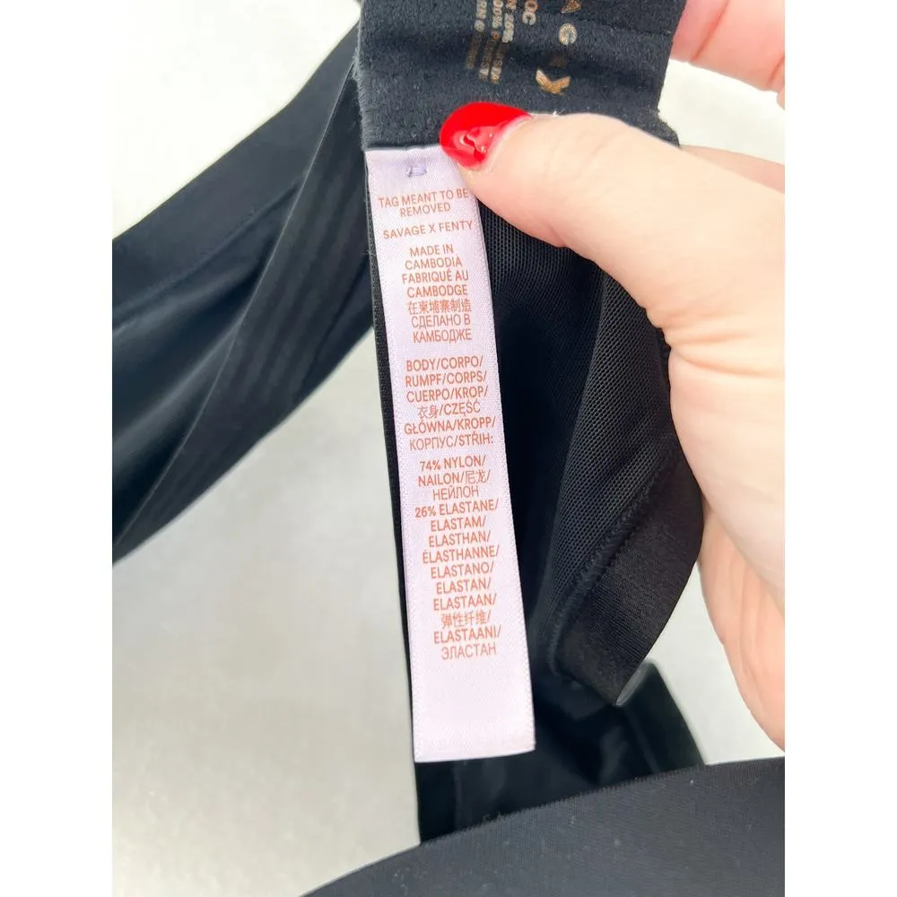 Savage X Fenty Black Lightly Lined Underwire Bra 40C Casual Everyday Bra - Image 5