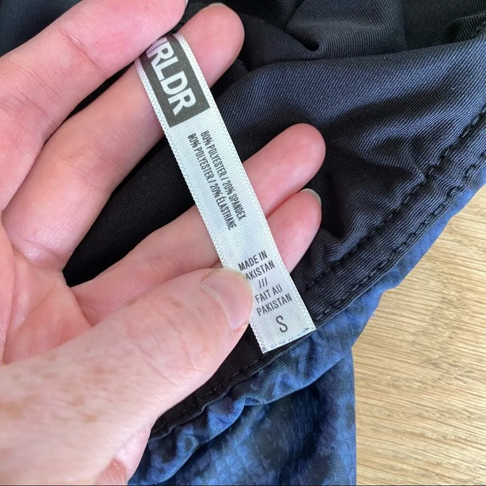 CHRLDR Snake Victory Sports Bra & High Waisted Leggings in Blue - Image 6