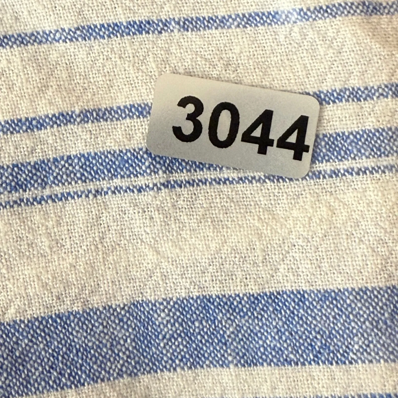 Tommy Bahama Linen Blend‎ Skirt Striped Midi Casual Summer Blue White L - Image 9