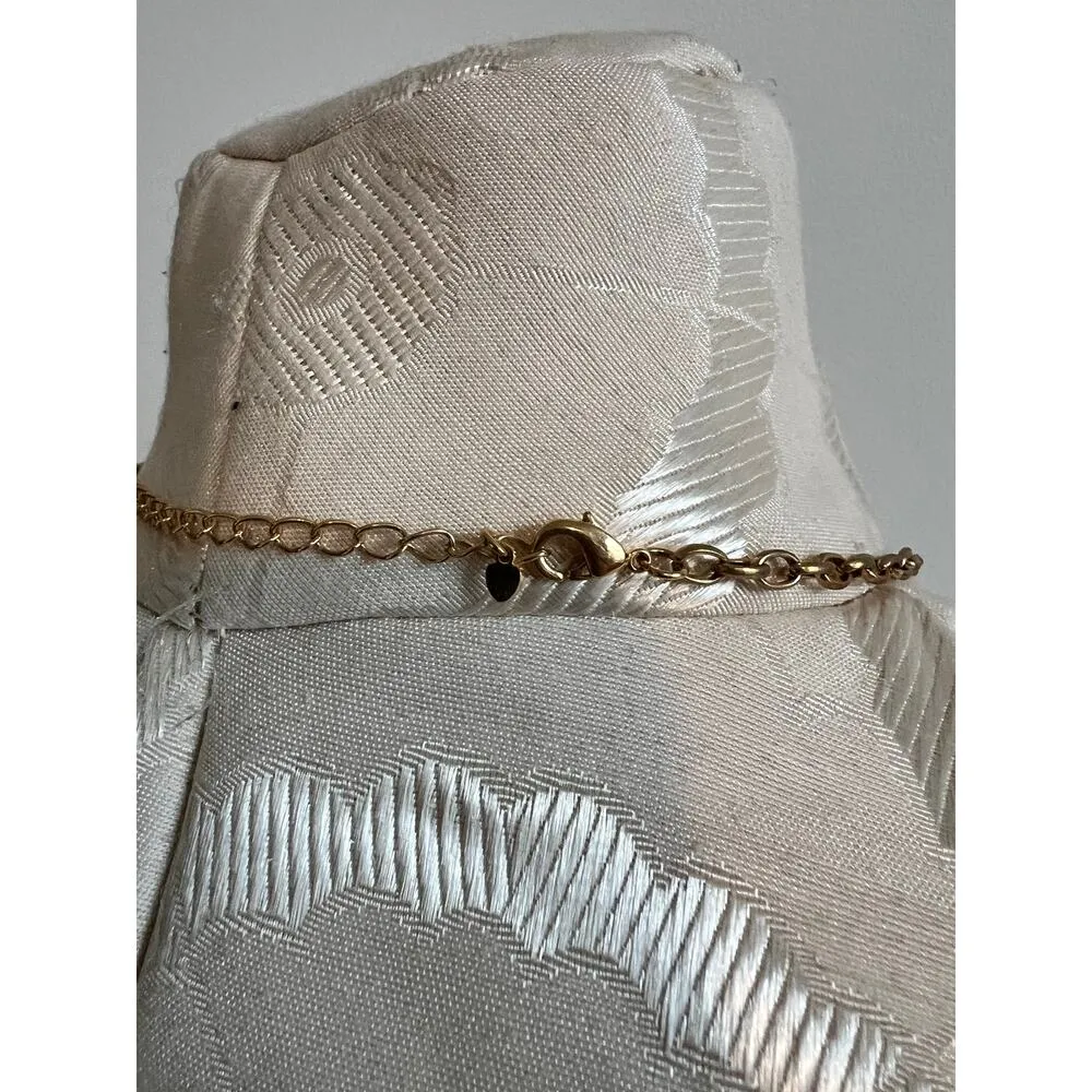 Beaded Aqua and Violet Necklace Blue - Image 7