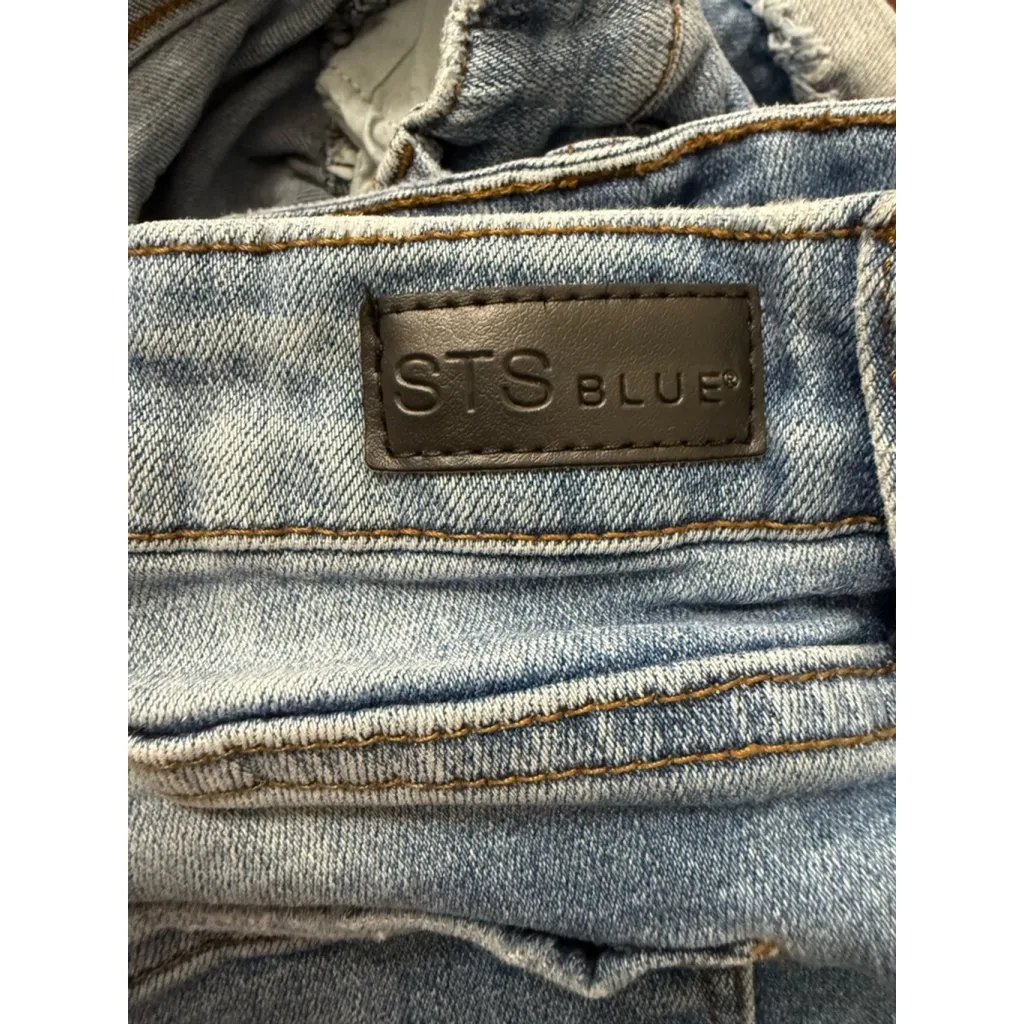 STS Blue Denim Shorts Size 28 Blue - Image 5
