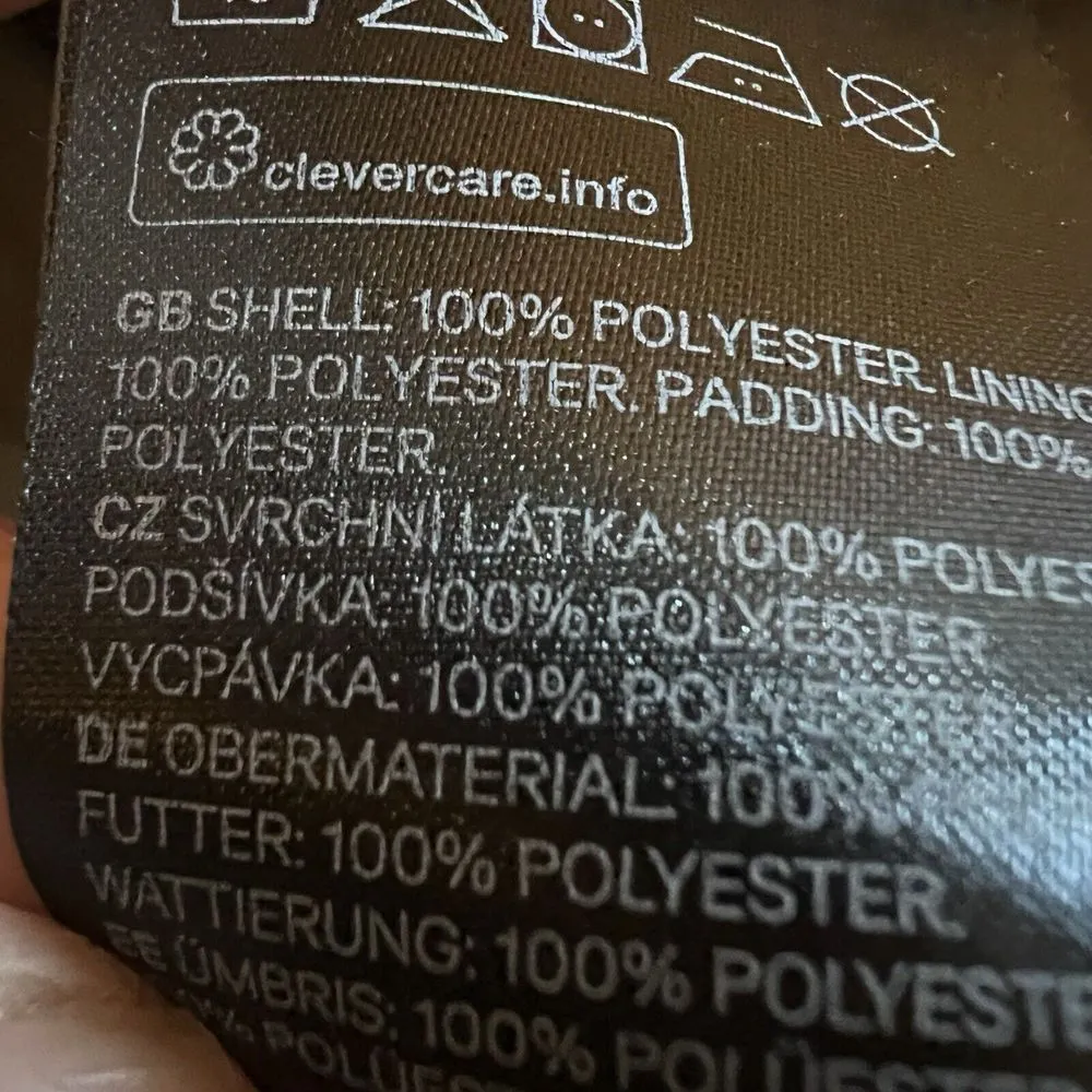 H&M Quilted Oversized‎ Longline Puffer Vest Khaki Green Size XS/S Runs Big - Image 13