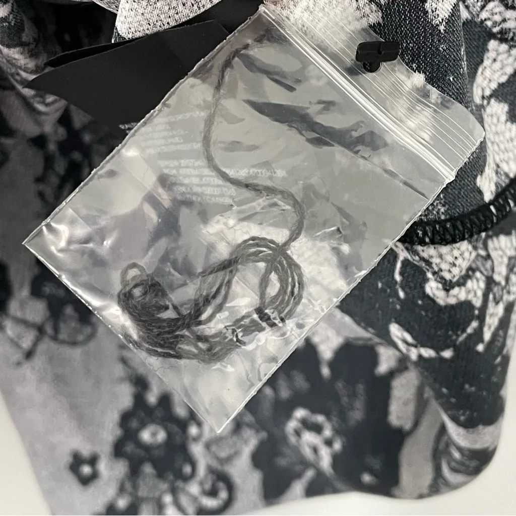 NWT Club Monaco Claribel Layered‎ Look Merino Wool Sweater Size SMALL Gray Black - Image 13