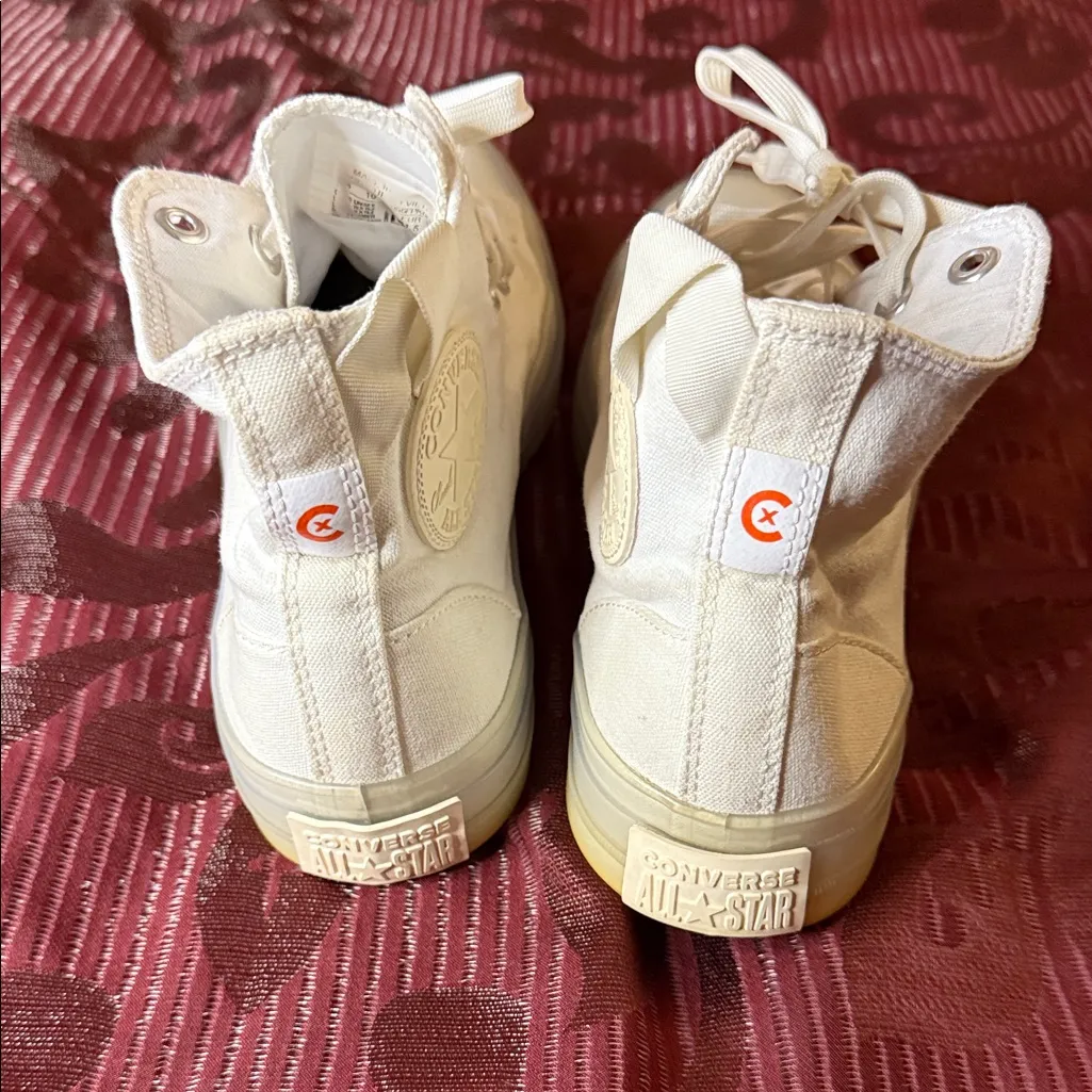 Converse Women's Cream High-Top Sneakers - Image 2