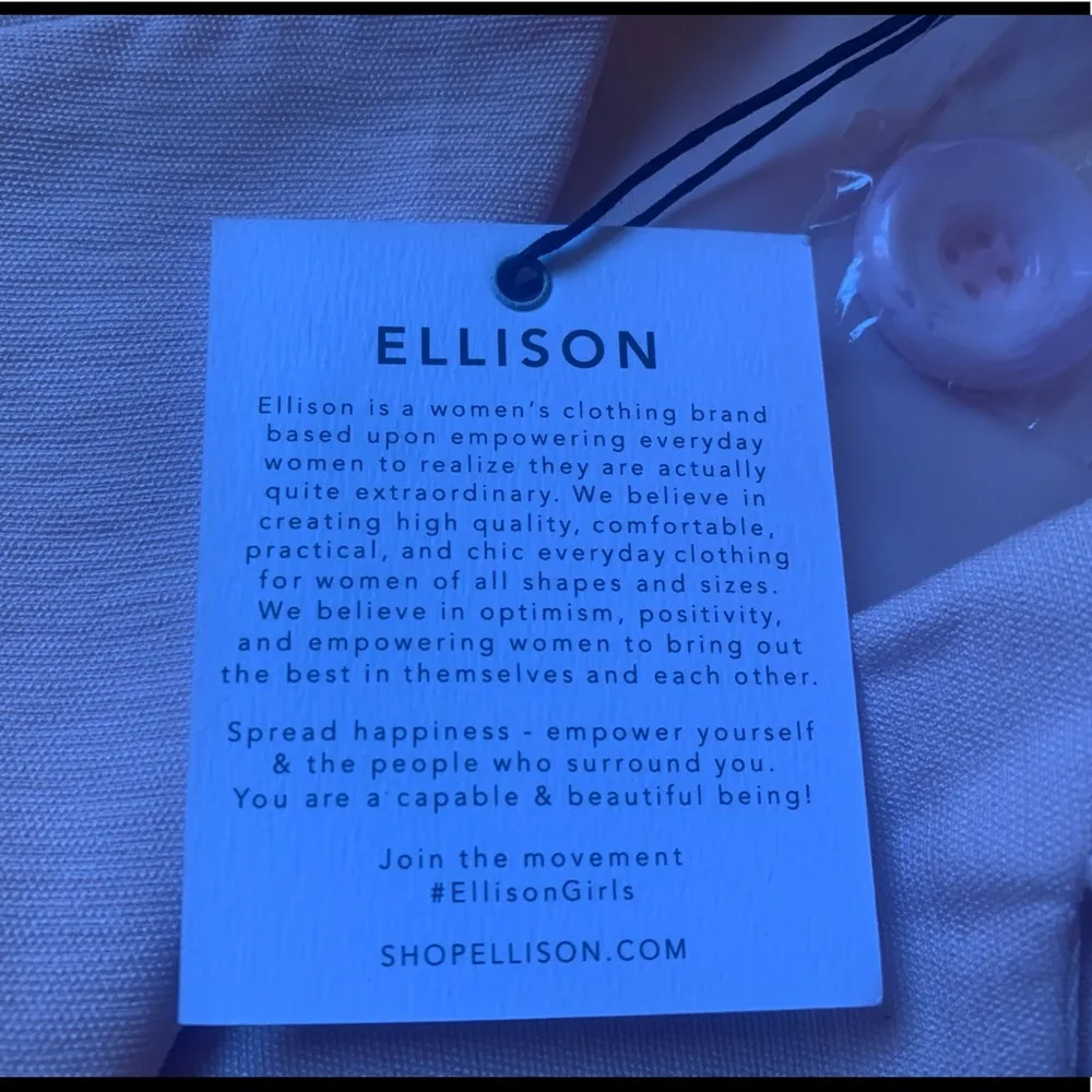 New Ellison light pink boyfriend blazer size L - Image 14