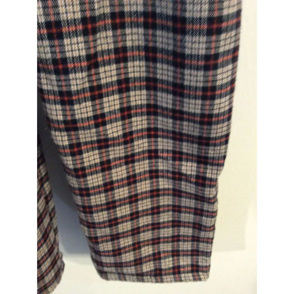 Hollister Ultra High Rise XS plaid pants trousers belted soft checked - Image 6