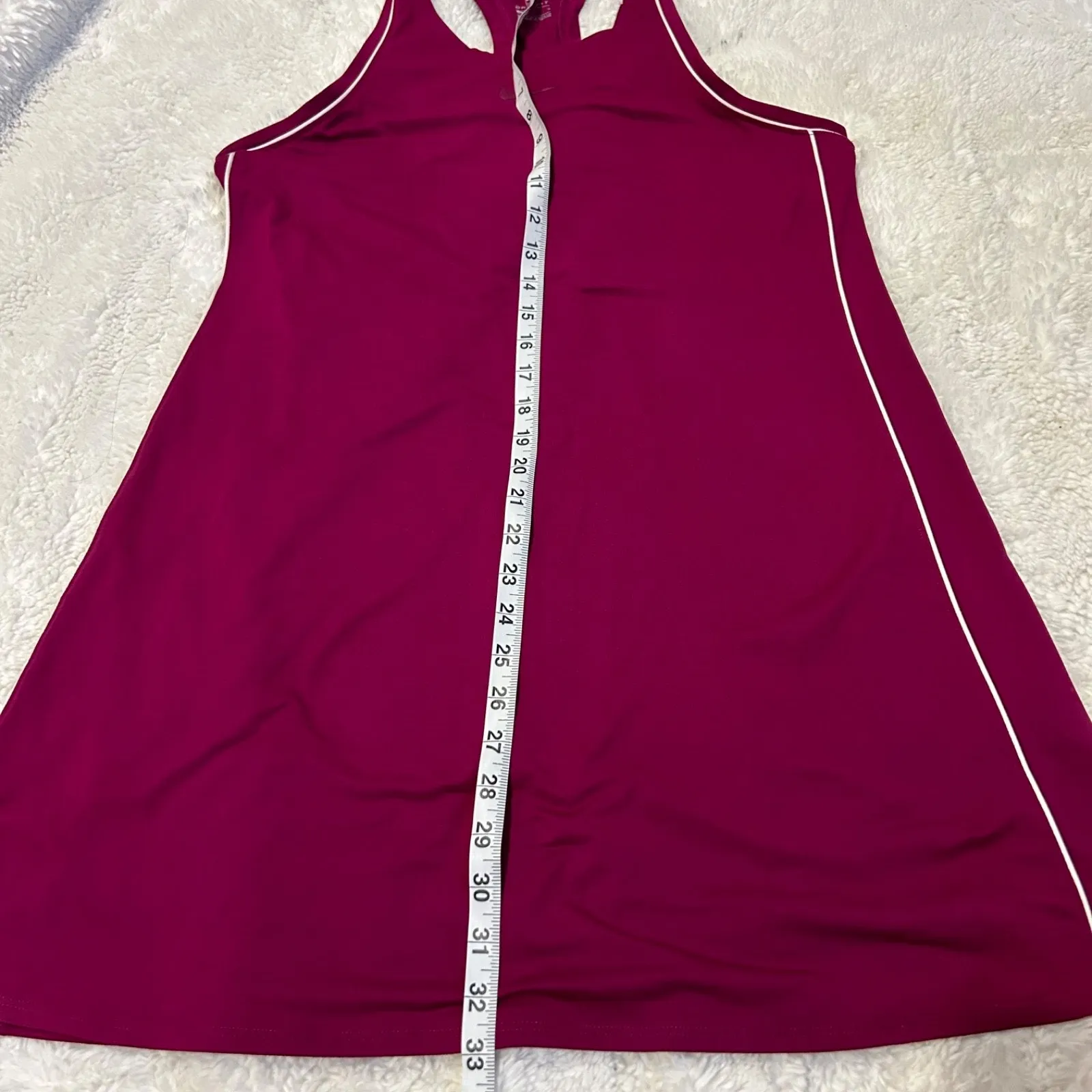 Nike Dri-FIT Women's Tennis Court Dress in Purple Size Large Mid Length - Image 4