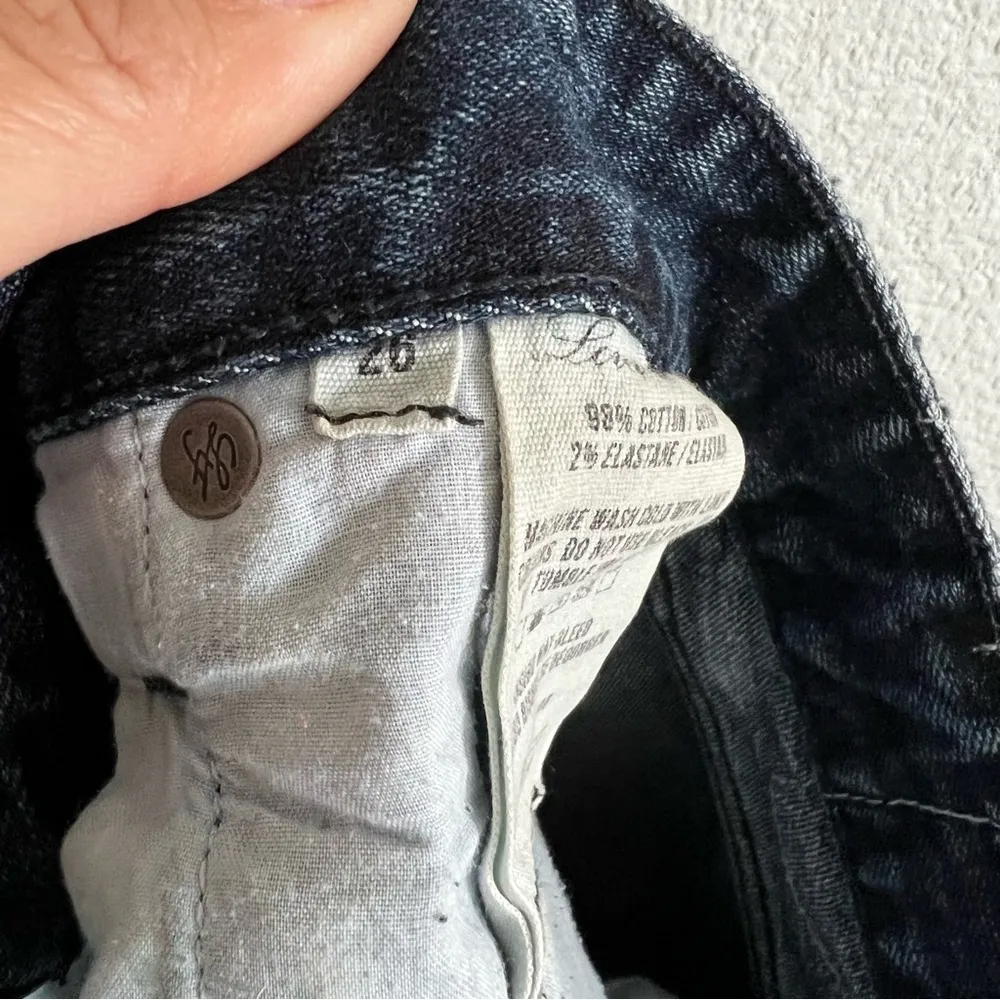 Lovers + Friends Jack High Rise Denim Shorts with Distressing. Size 26 - Image 6