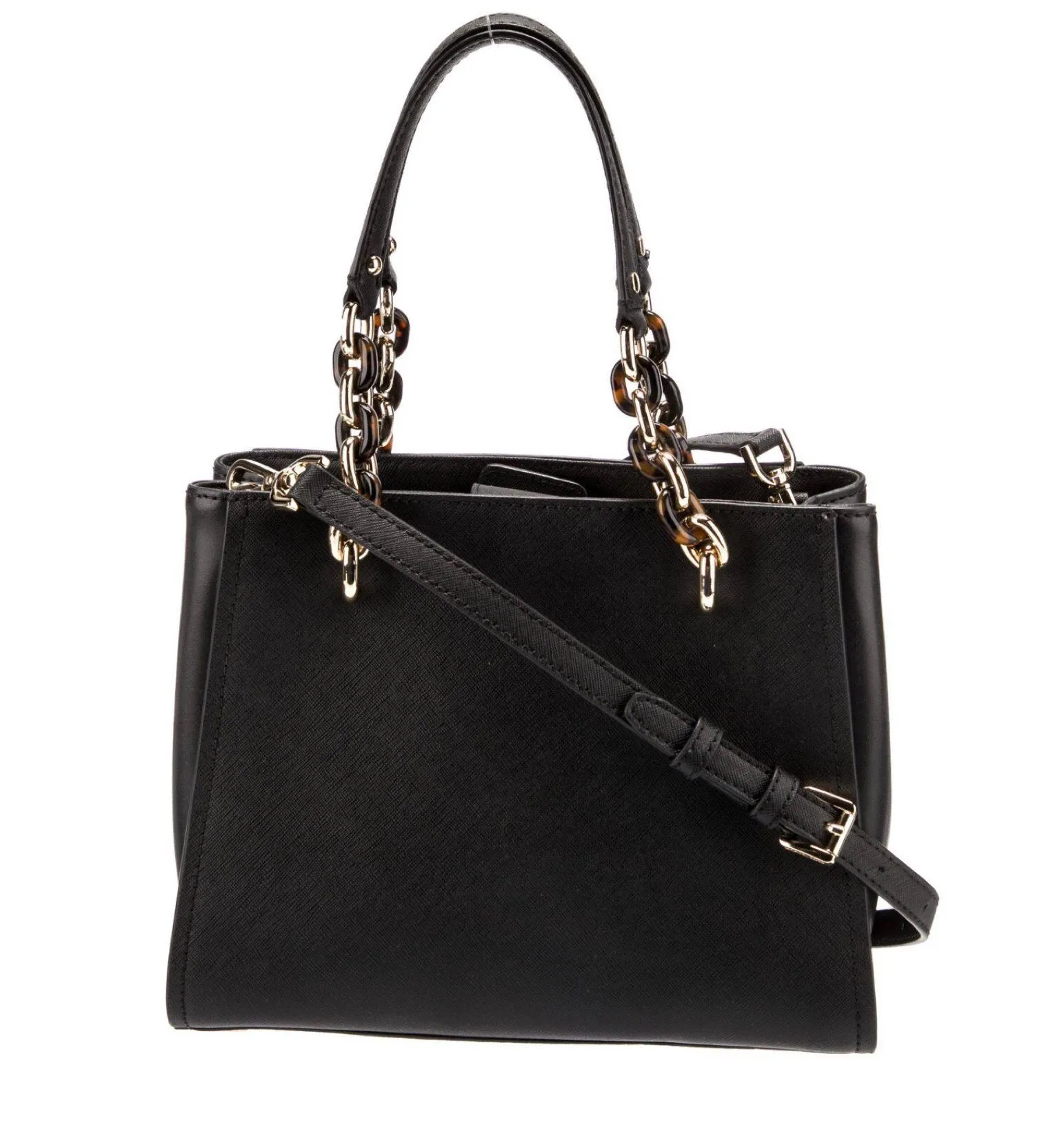 Sofia Black Leather Bag - Image 4
