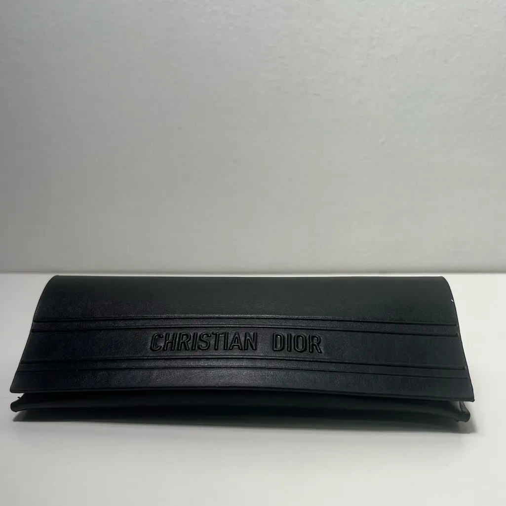 Christian Dior Eye Glasses Sunglasses Soft Shell Portable Travel Case Clutch - Image 4