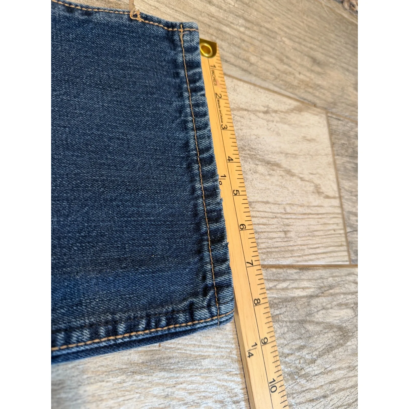 Qbaby Denim Jeans size 7 / 8 x 36 q-baby Western boot bootcut jean WRC10ON Rodeo - Image 7