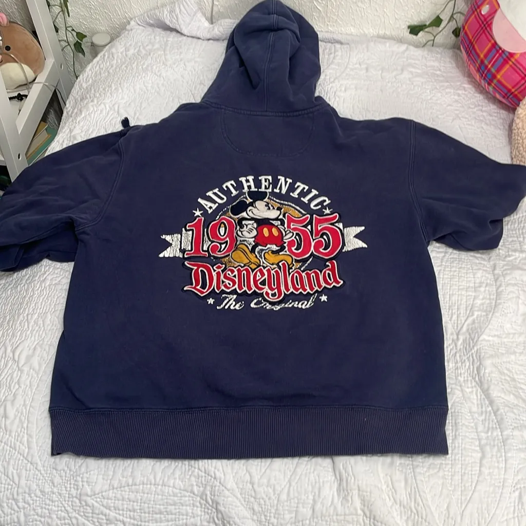 Disneyland 55 Authentic Zip Up Hoodie - Image 6