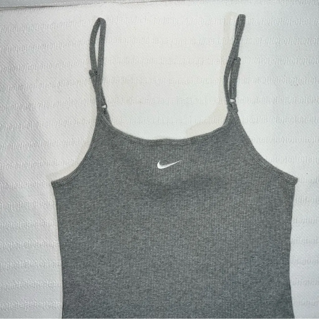Nike Ribbed Tank Dress Womens Small Tennis Preppy Athleisure Minimalist - Image 2