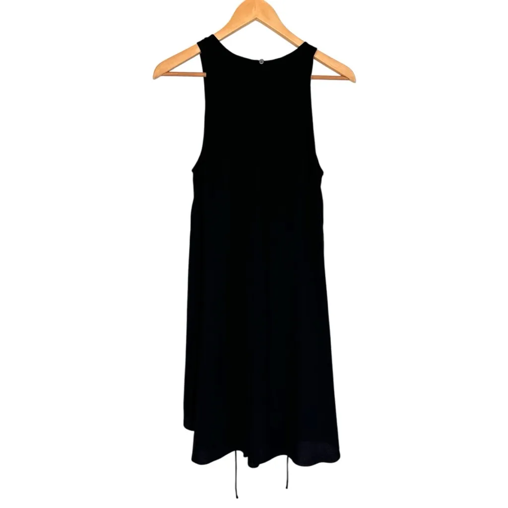 Wilfred Black Lavoisier Dress size Small Sleeveless Belted Cinched Shift Scoop - Image 9