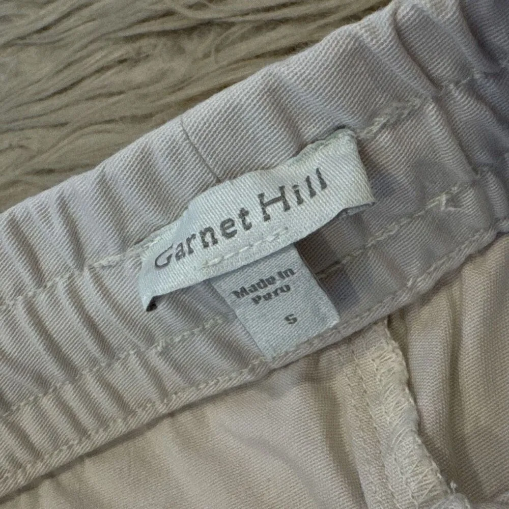 Garnet Hill Pima Cotton Ankle Pants size small - Image 2