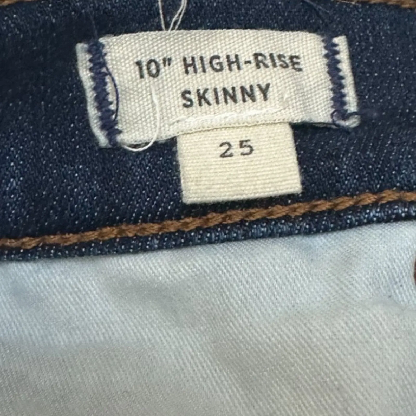 Madewell 10” High-Rise Skinny Jeans Womens 25 Medium Wash High Rise Skinny - Image 7