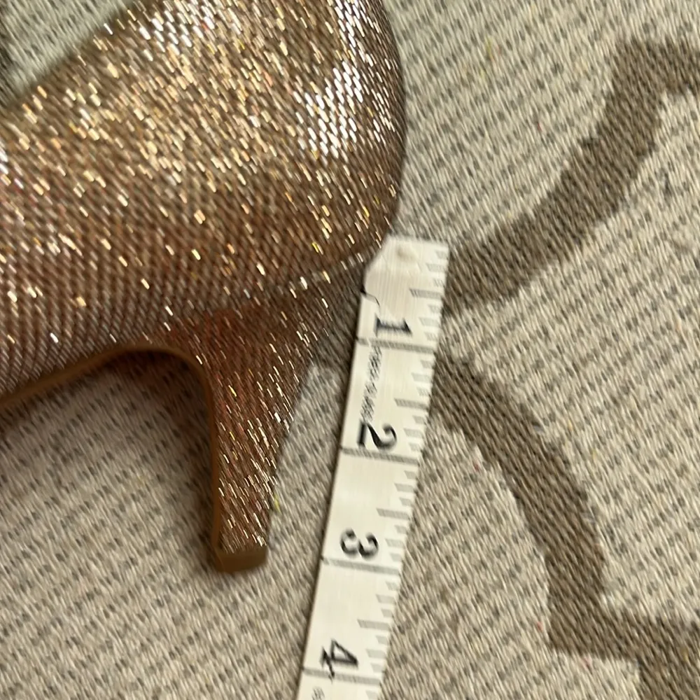 Call it spring  Gold Glitter 3” Heels - Image 7