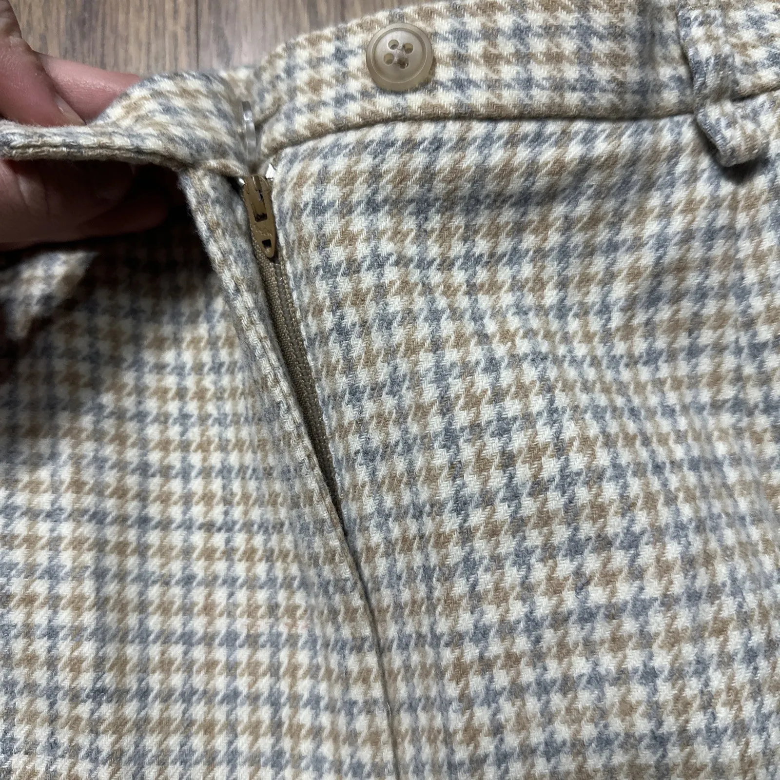 Pendleton Women's Authentic Plaid Pants 100% Virgin Wool Slacks Size 12 - Image 5