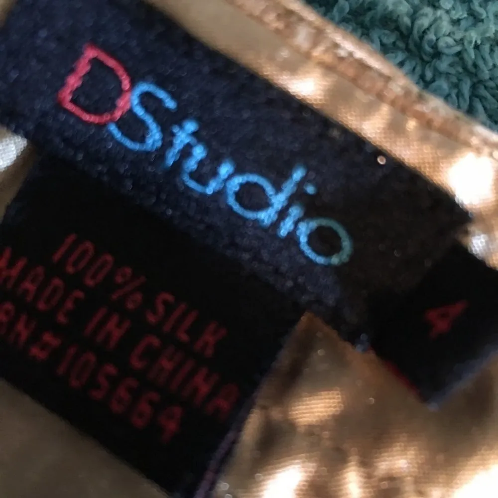 %100 SILK Drawstring bottom pants! Rare & no other - Image 13