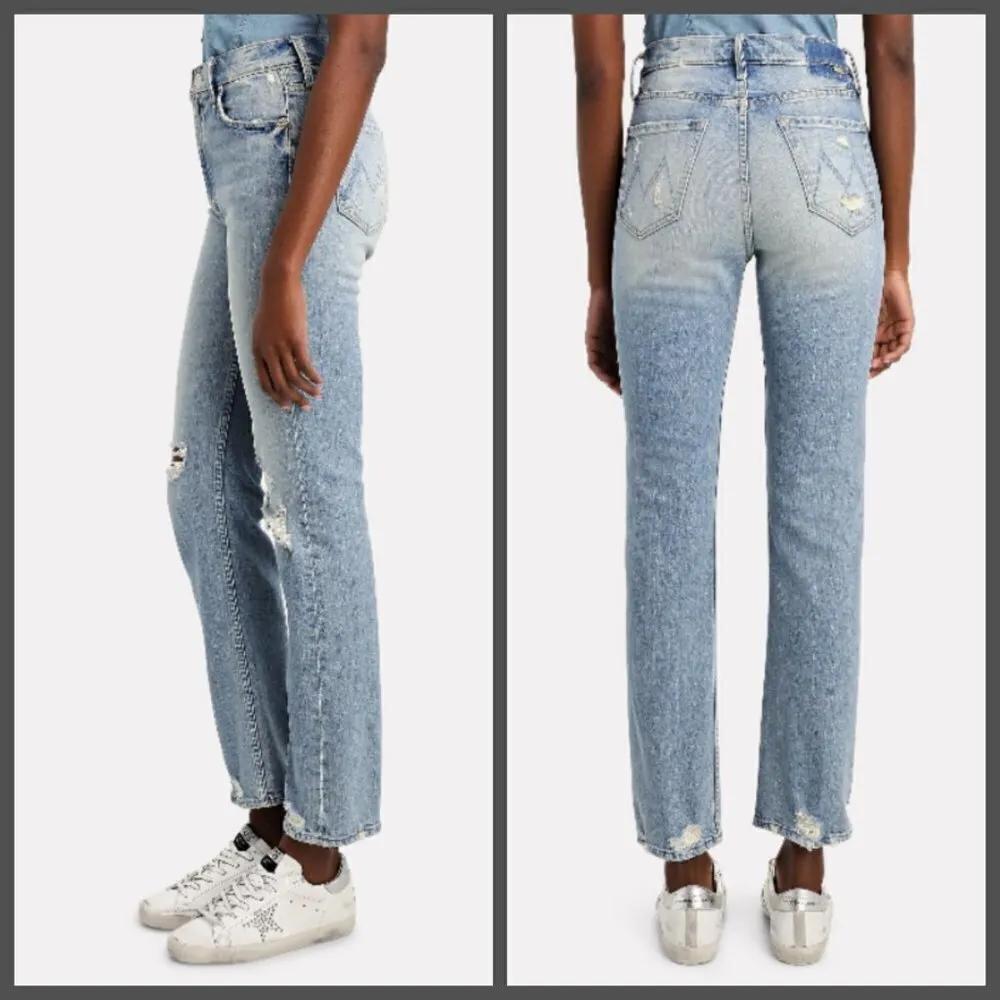 💕MOTHER SUPERIOR💕 High Waisted Rider Skimp Jeans ~ The Confession 25 NWOT Blue - Image 9