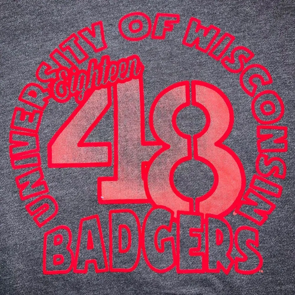 Knights Apparel Womens Sweatshirt Pullover University of Wisconsin Badgers XL - Image 2