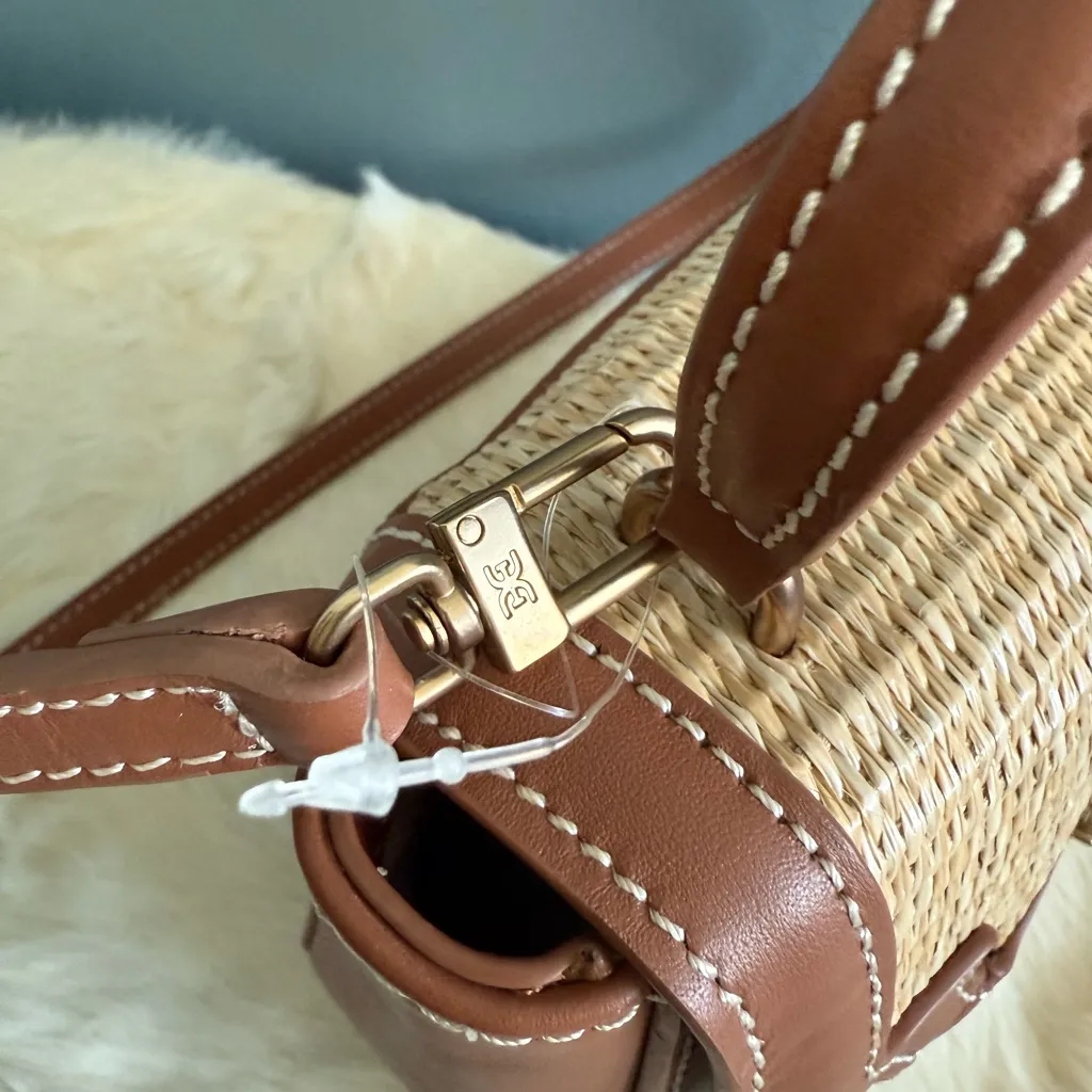 Sam Edelman Marcella Woven Top Handle Crossbody Bag - Image 12