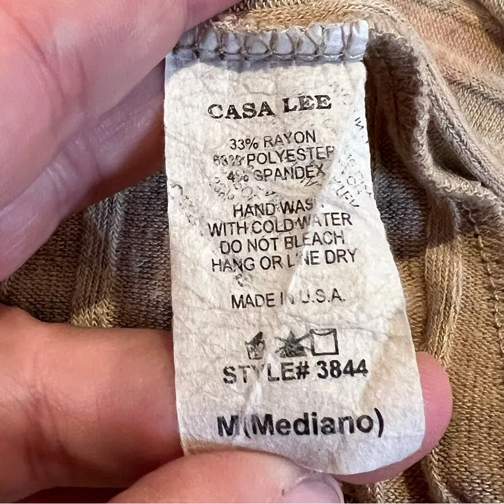 💋Casa Lee Skirt Multicolor‎ Graphic Print Pop Art Women’s Size Medium Y2K Tan - Image 9