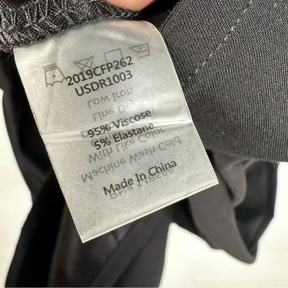 NEW Universal Standard Isabelle Luxe Black Sheath Shirt Dress Size 2XS- US 6-8 - Image 7