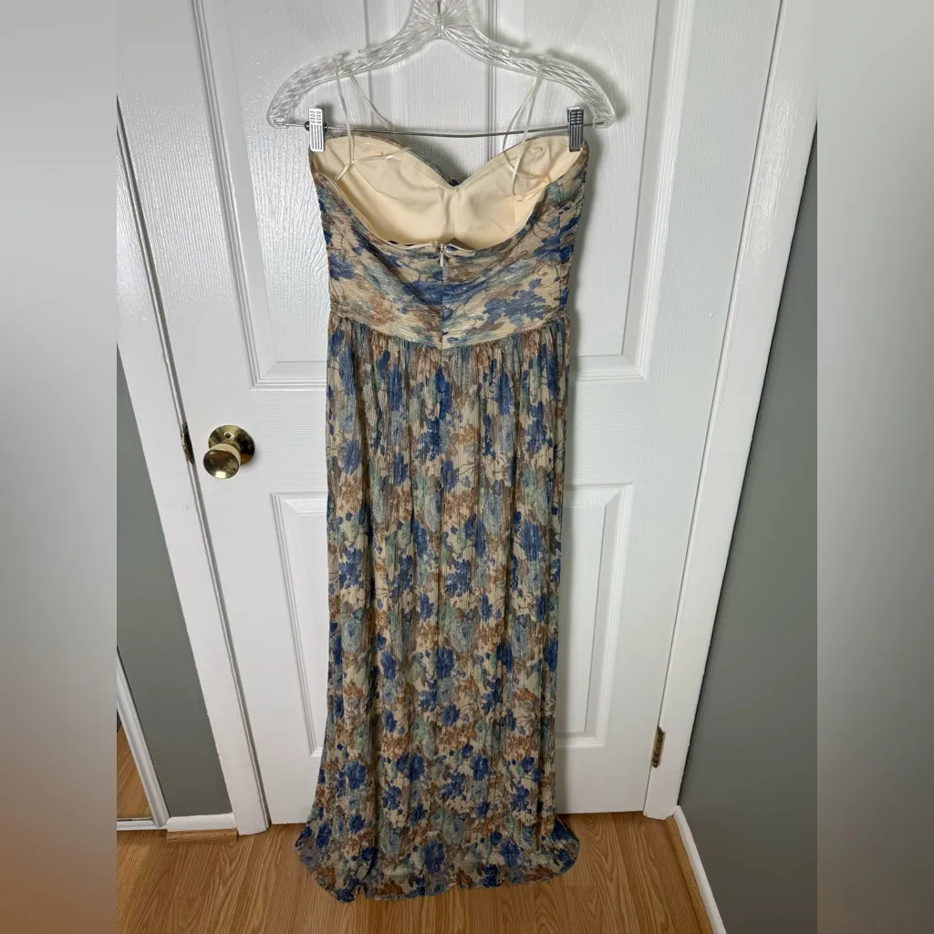 Dress The Population Angelique Gown in Cobalt Multi M - Image 6