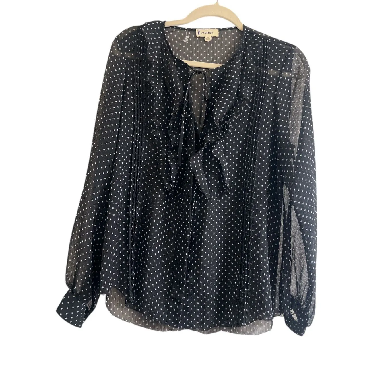 L'Agence ✨ TABITHA PINTUCK SZ MEDIUM BLOUSE✨ - Image 7