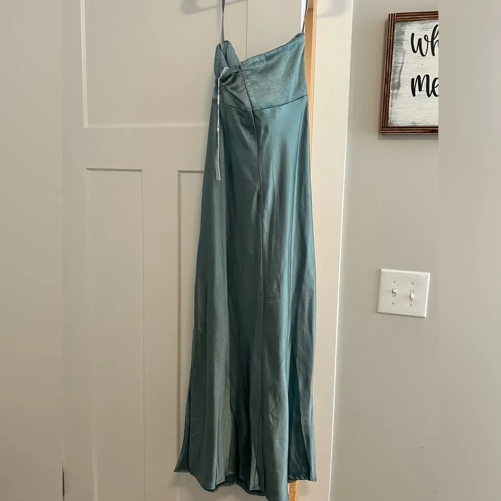 Showpo Blue Silk Dress - Image 7