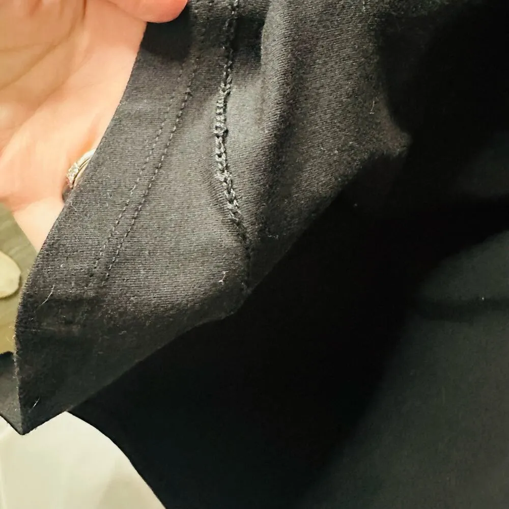 MONROW MOMMY Women's Black Lace Up Front T - Image 5