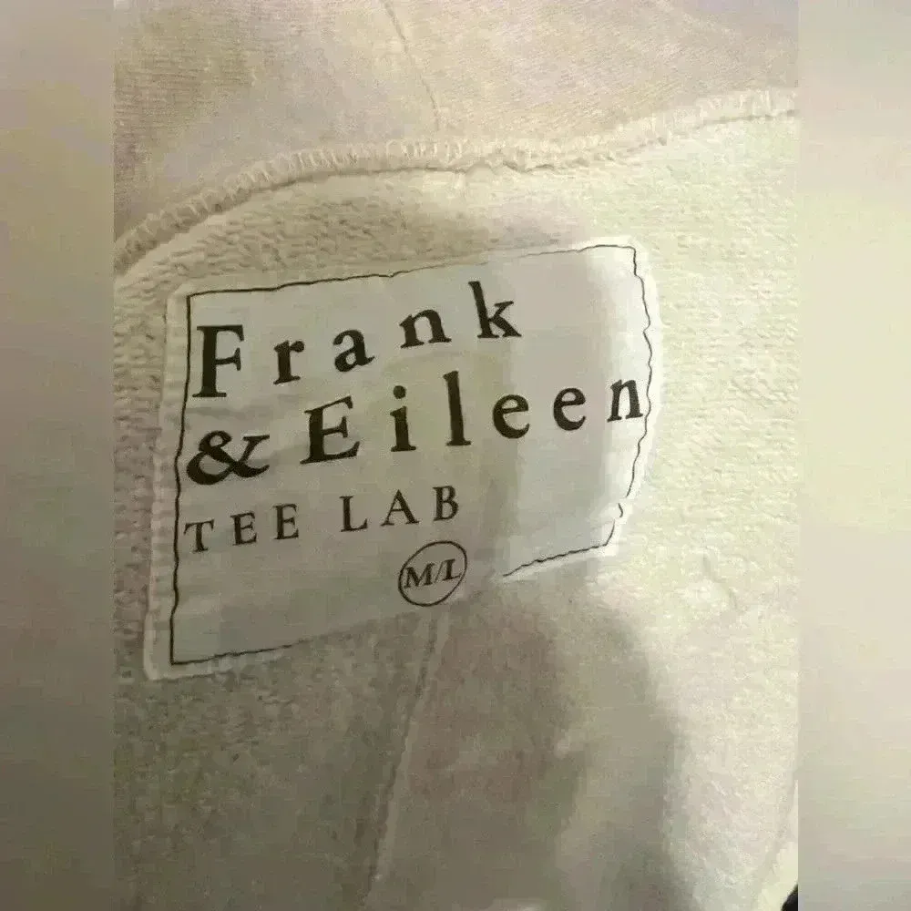 Frank & Eileen $288 Tee Lab Drape Coat Cardigan Jacket Beige Comfy Coastal Fall Size L - Image 9