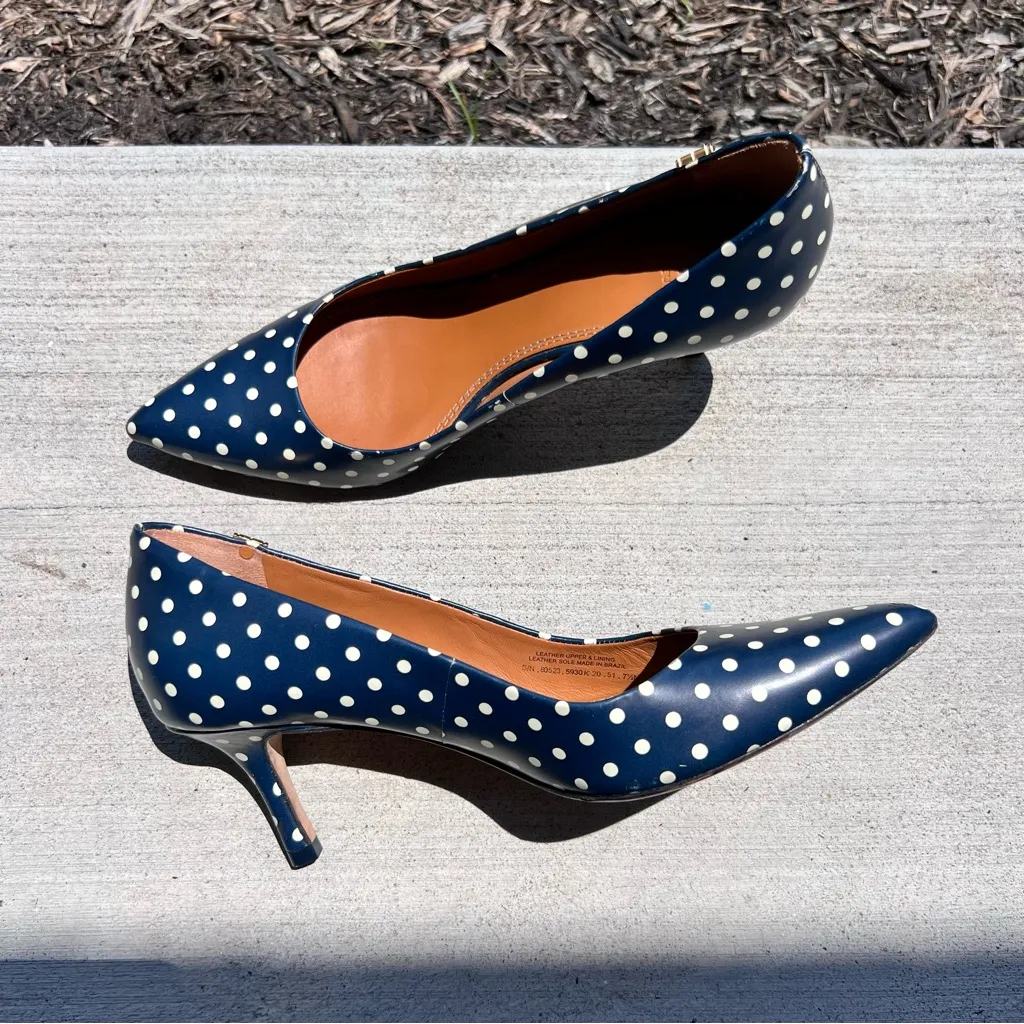 Tory Burch Penelope Polka Dot Women's Pointed Toe Heels - Image 4