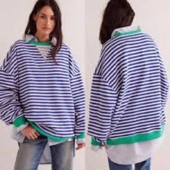 We The Free Striped Crewneck - Image 2